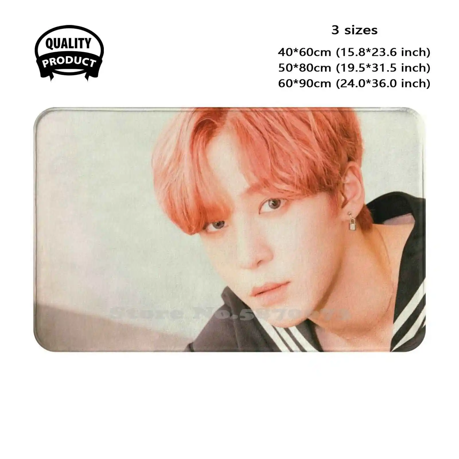 Yunho Ateez [ Inception ] Soft Cushion Home Carpet Door Mat Car Rug Atheist Kpop Ateez Ateez Comeback Athez Inception Athez