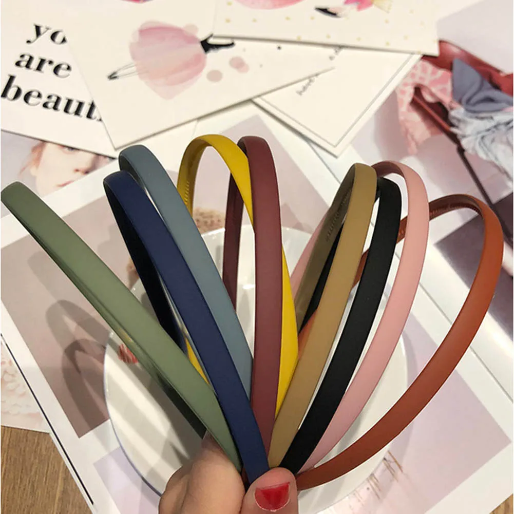 

Solid Female Frosted Bezel Headband Turban Hairband For Women Lady Hair Hoop Hair Accessories Headwear Headdress Elegant