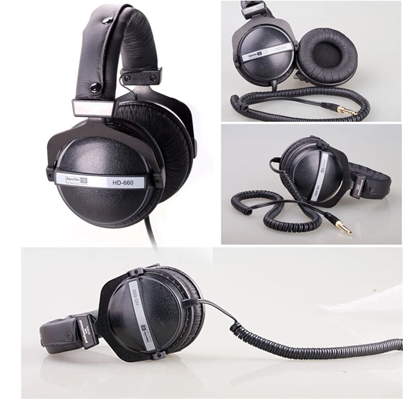 Hot Sell Studio Monitor Headphone Superlux HD660 Closed-Back Dynamic Monitoring Hifi DJ Headphones Recording Headset