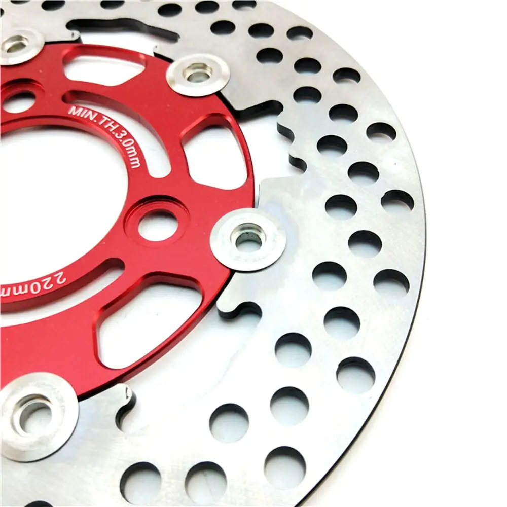 Universal 3 hole RPM aluminum alloy floating disc motorcycle brake pad 220mm disc brake with 70mm hole distance