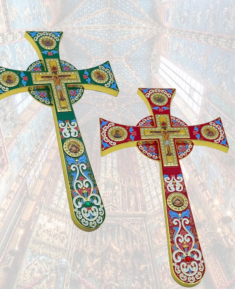 kreuz deko katholische kreuz russisch ortodoxische kreuz Jesus Kruzifix Wand Orthodoxe Kreuz ChurchDdecoration Christian Decor Russische Orthodoxe Kirche Liefert крестик православный – Detail 5