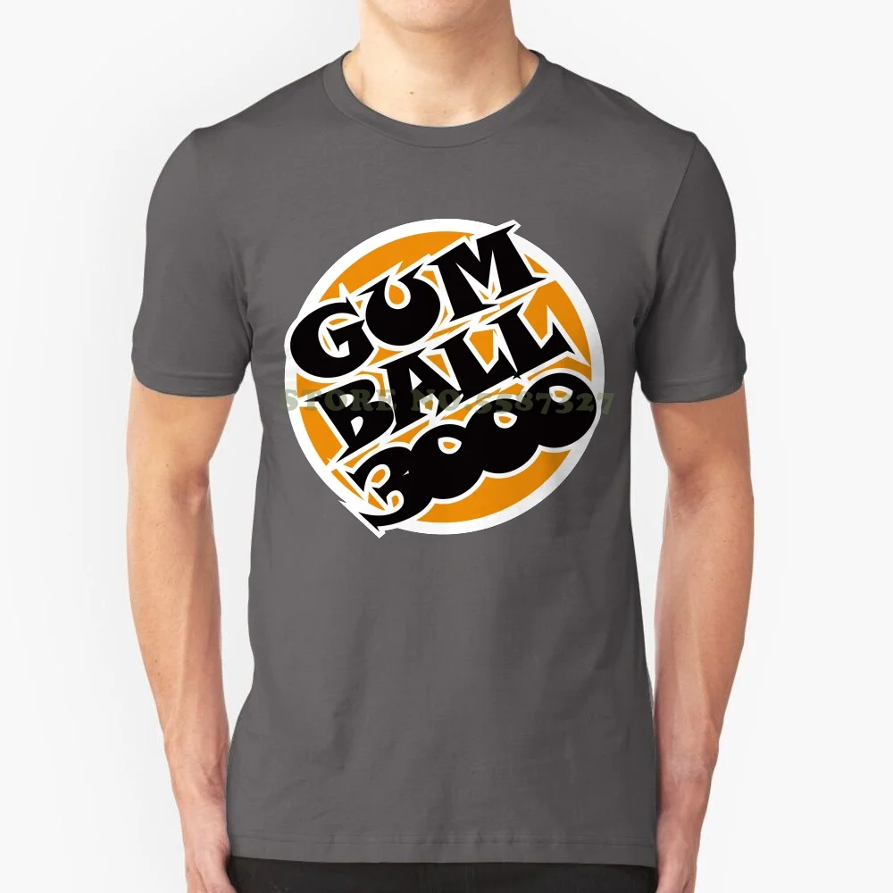 New Gumball 3000 Rally Racer Logo Men's Black T Shirt Size S To 3xl Printed Men T Shirt Clothes