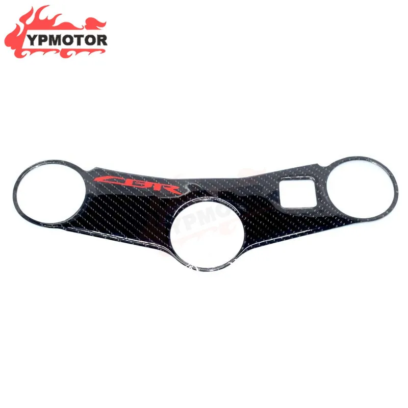 

CBR600 03-05 Motorcycle 3D Carbon Fiber Triple Tree Top Clamp Upper Front End Car Stickers For Honda CBR600RR F5 2003-2004 2005