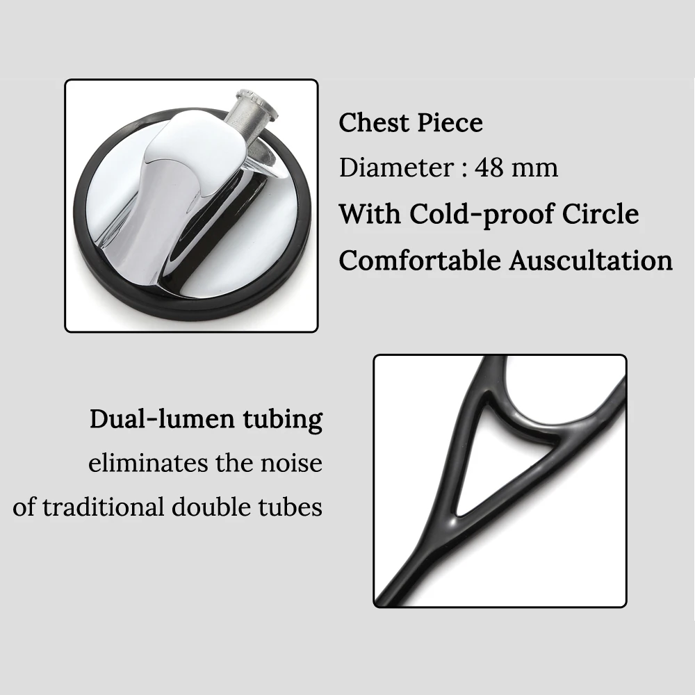 Professional Cardiology Stethoscope Medical Doctor Stethoscope Doctor Heart Lung Medical Sthethoscope Nurse Medical Devices