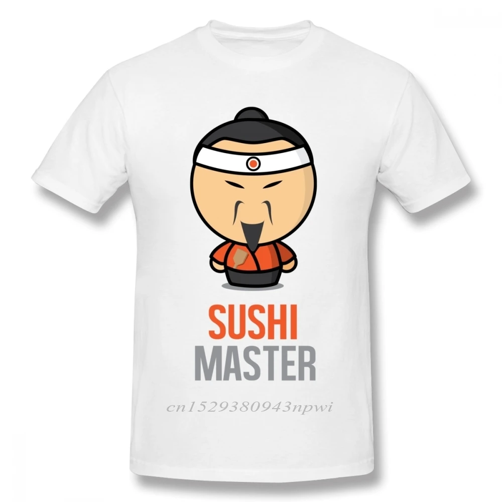 Japanese Sushi Master T Shirt For Man Fashionable T-Shirt Hot sale New Arrival Top design Round Neck