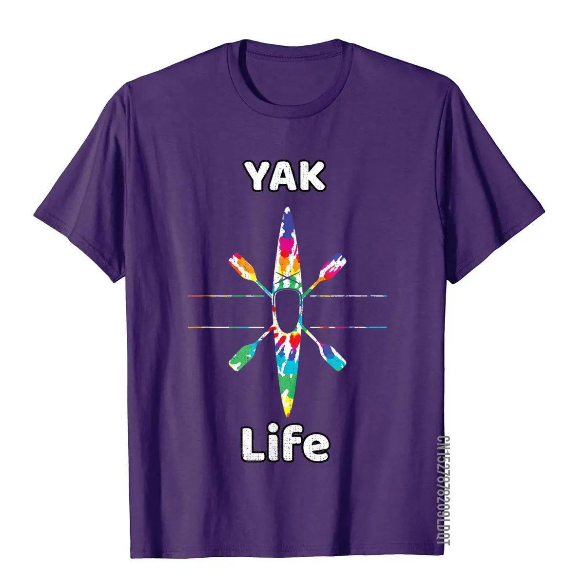 Funny Kayaking Gift Yak Life Boating Kayak Paddle T-Shirt Print T Shirts Fitted Cotton Youth Tops T Shirt Hip Hop