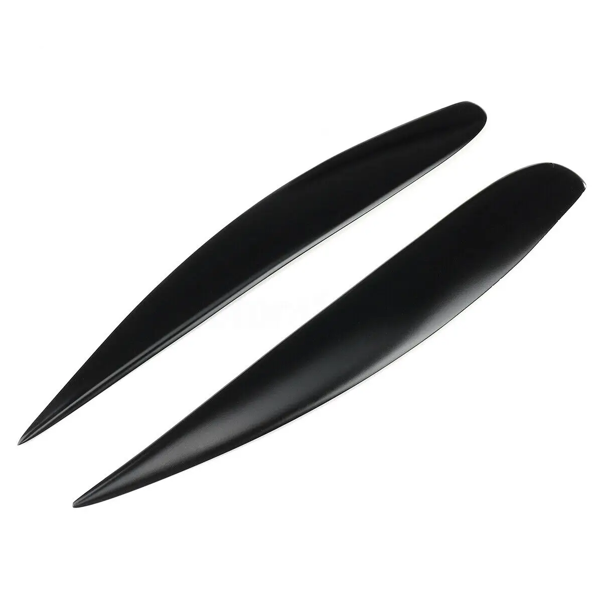 Matt black Car Headlight Eyebrow Cover Trim Fiberglass Head Light Lamp Eyelid Sticker for Vauxhall/ Corsa D VXR 2006~2014