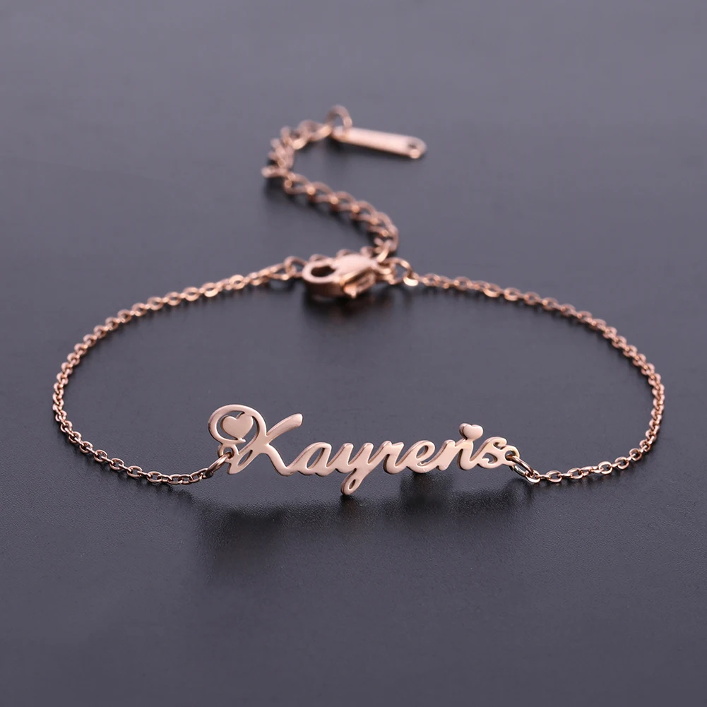 Sipuris Personalisierte Namensarmbänder mit Krone für Frauen, Edelstahl, Individuell Angepasst, Einzigartige Armband-Schmuckgeschenke – Detail 10