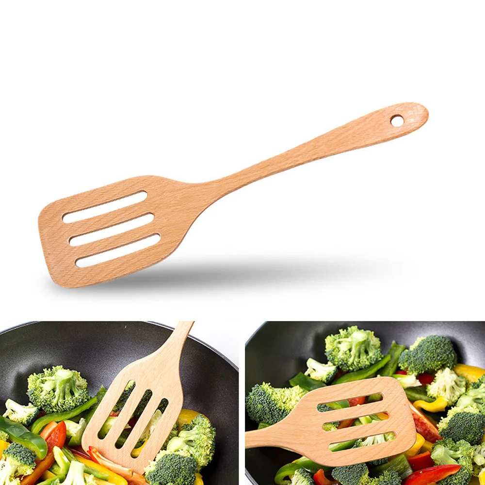 Wood Spatula Kitchen Accessories Non-Stick Cookware Cooking Tools Gift Wooden Shovel Kitchen Tool Kitchen Cooking Utensil Tool