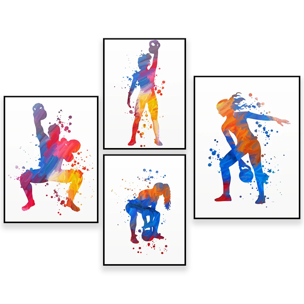 

Woman fitness art,Kettlebell printable,Gym wall decor, Home gym art print, Gym trainer gifts,Sport poster, Weight lifting sport