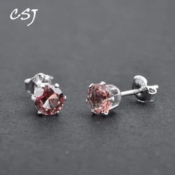 Diaspore Zultanite Small Stud Earrings Sterling 925 Silver Fine Jewelry for Women Lady Wedding Engagement Party or Mom Gift