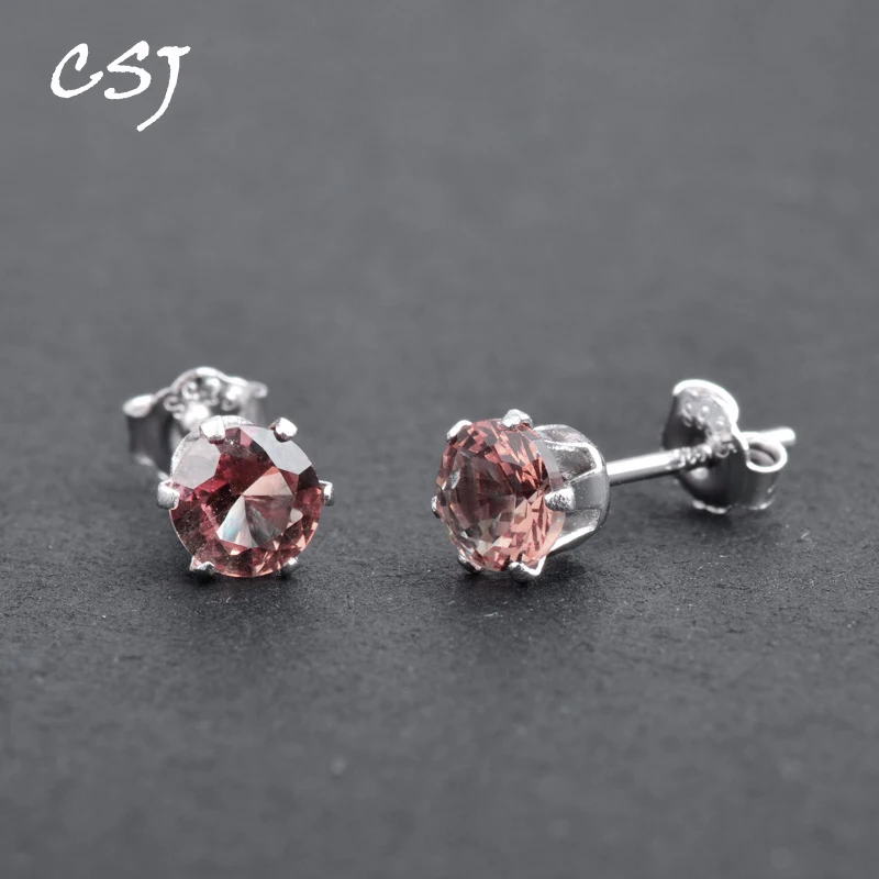 Diaspore Zultanite Small Stud Earrings Sterling 925 Silver Fine Jewelry for Women Lady Wedding Engagement Party or Mom Gift