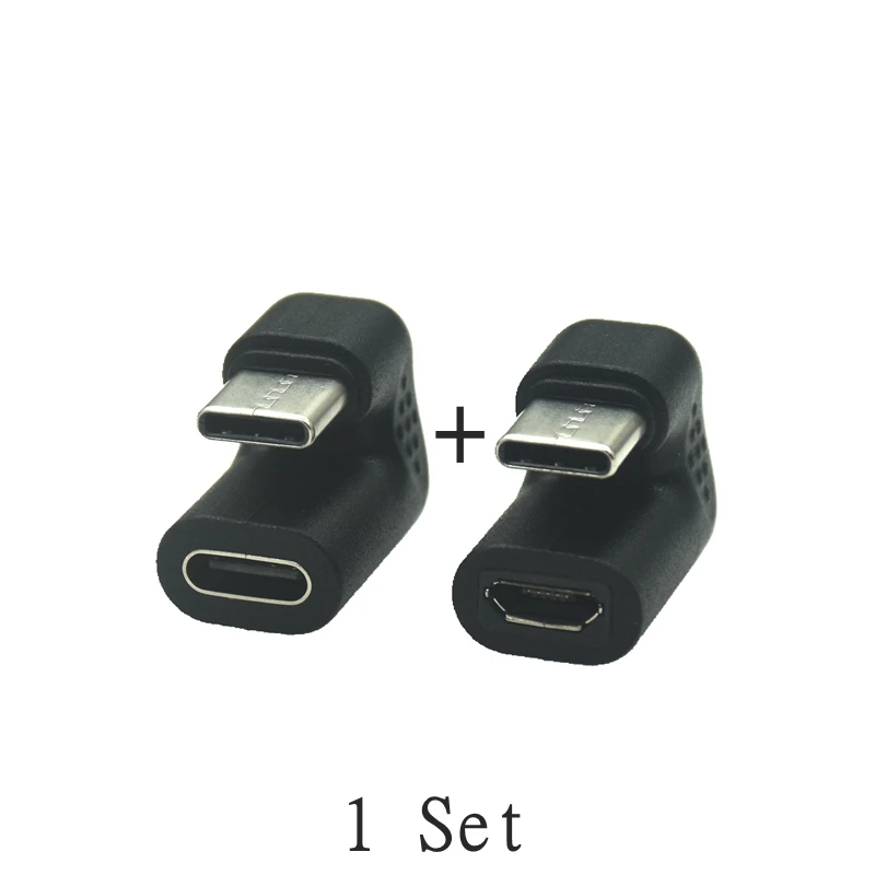 U-shaped Angled USB 3.1 Type C Male-To-Female To Micro USB Female OTG USB-C Converter Adapter For Huawei Samsung Xiaomi