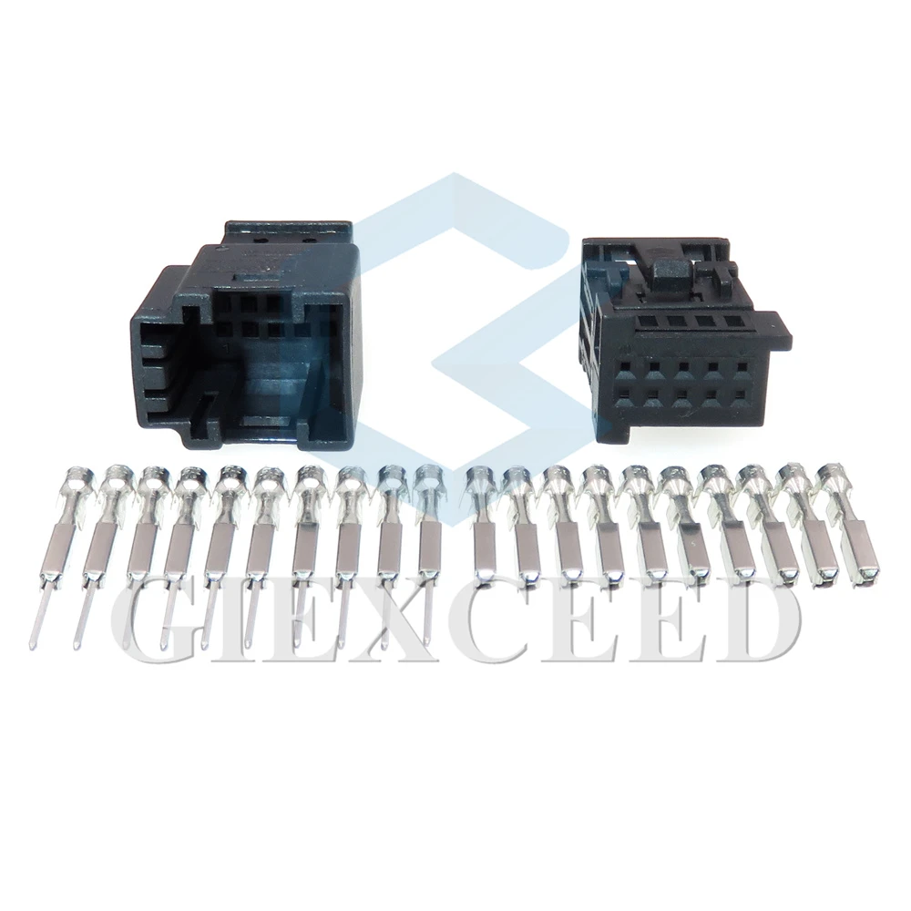 1 Set 10 Pin 1-929270-1 0.6 Series Auto Ignition Plug 835294505 1355789-1 Unsealed Socket AC Assembly For VW BMW Cable Connector