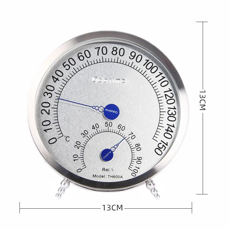 Odatime 2 Kinds Sauna Room Hygrometer Home Bath Thermometer Stainless Steel Pyrometer For Indoor Outdoor and Steam