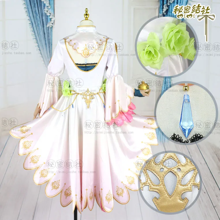 อะนิเมะ VTuber Hololive Council Ceres Fauna Uniform Sweet Lolita Cosplay เครื่องแต่งกายผู้หญิงฮาโลวีนจัดส่งฟรี2021ใหม่