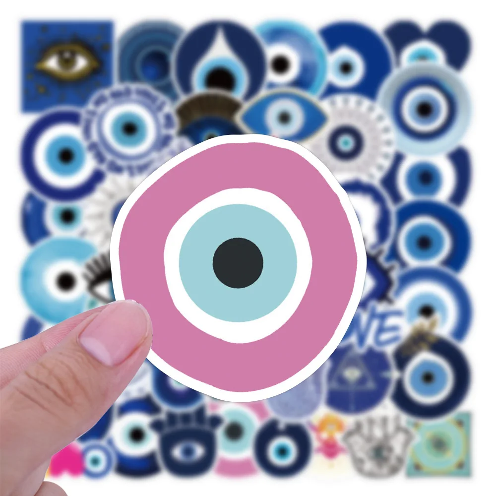 10/30/50PCS Cute Evil Eye Stickers Graffiti Car Guitar Motorcycle Luggage Suitcase DIY Classic Toy Decal Sticker For Kid F3