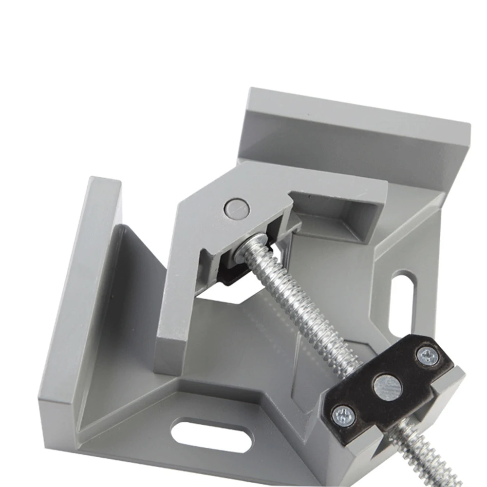 Aluminum Alloy Corner Clamp Woodworking 90 Degree Right Angle  Clip Adjustable Single Double Handle Folder Hand Tool