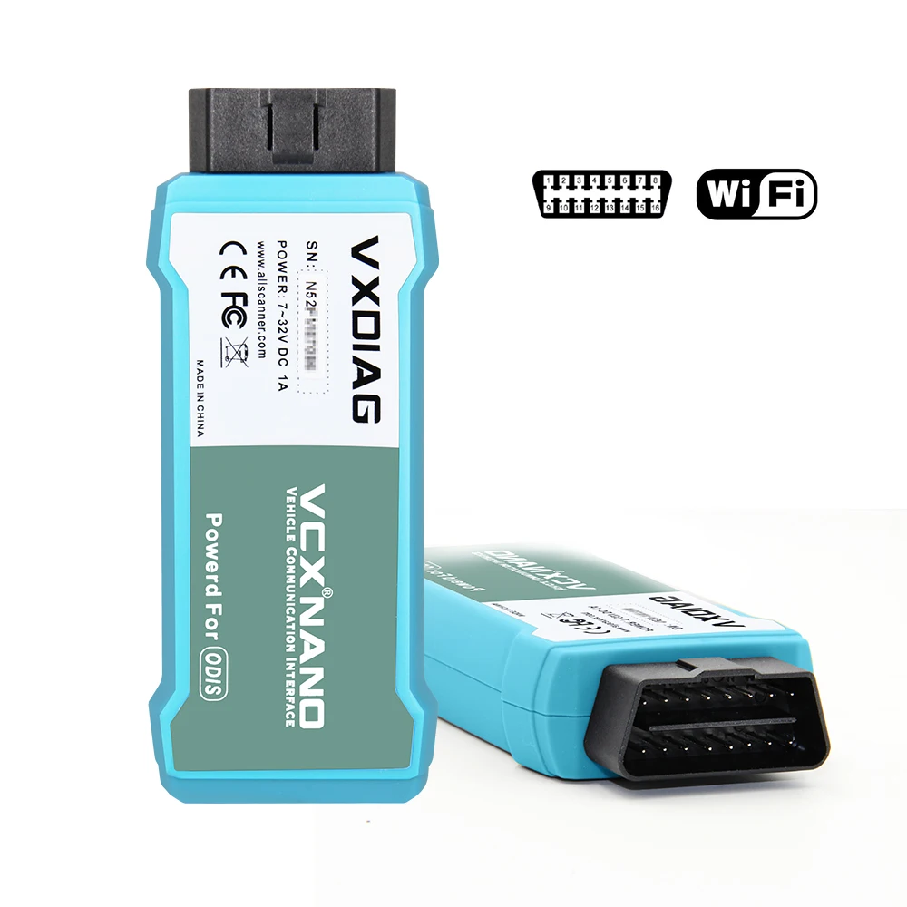 VXDIAG VCX NANO For VW,For volvo,For JLR,For Ford,For Mazda,For Toyota,For GM OBD2 Auto Diagnostic Tool WIFI/USB PCM,ABS,Program