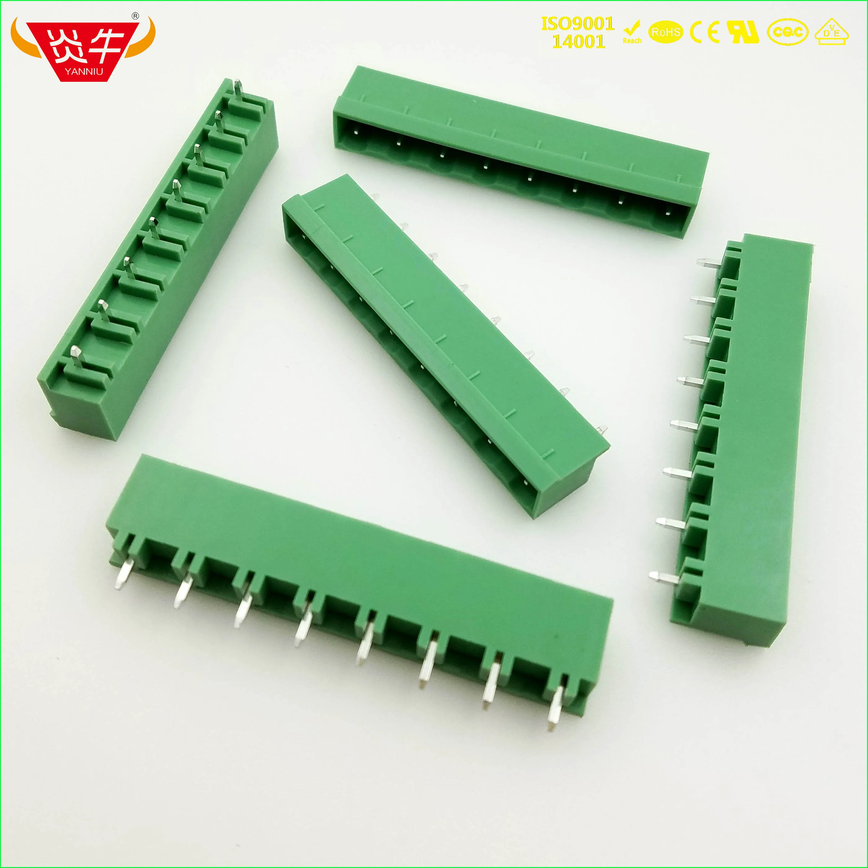 50Pcs KF2EDGVC 7.62 2P ~ 12P PCB CONNECTOR PLUG-IN TEMINAL BLOCK 2EDGVC 7.62mm 2PIN ~ 12PIN GMSTBVA 2,5 G PHOENIX CONTACT