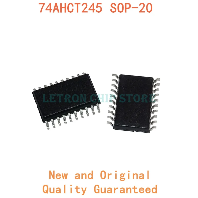 10PCS 74AHCT245 SOP-20 SN74AHCT245DWR AHCT245 74AHCT245D SOP20 7.2MM SOIC-20 SOIC20 SMD new and original IC Chipset