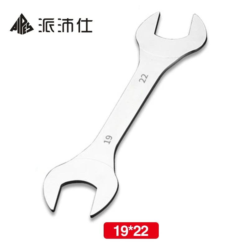 Llave de extremo abierto Superfina, herramienta Métrica de reparación de bicicletas de coche, 19mm x 22mm, 19mm a 22mm