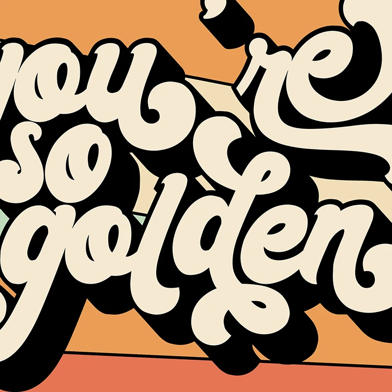 البوب المغني هاري ألبوم الذهبي يطبع ، كنت حتى الذهبي كلمات قماش اللوحة المشارك الموسيقى صور فنية للجدران ديكور غرفة المنزل #2