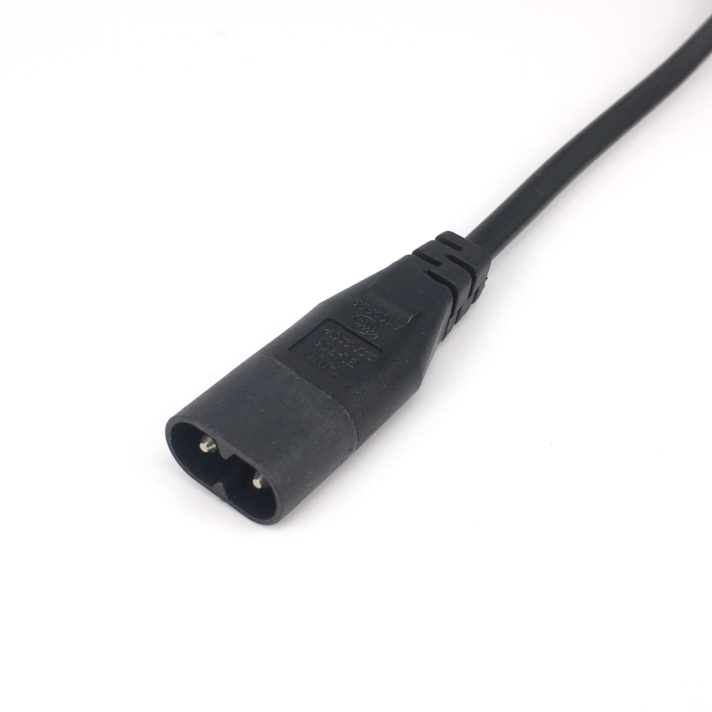 IEC320 C8 Male to Europe Schoko CEE7/16 Outlet Female socket Power Extension Cable For PDU UPS 35cm