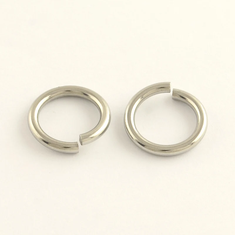 500pcs 3mm 15mm Stainless Steel Close Unsoldered Jump Rings Split Rings Connector Necklace Bracelet Earrings Findings