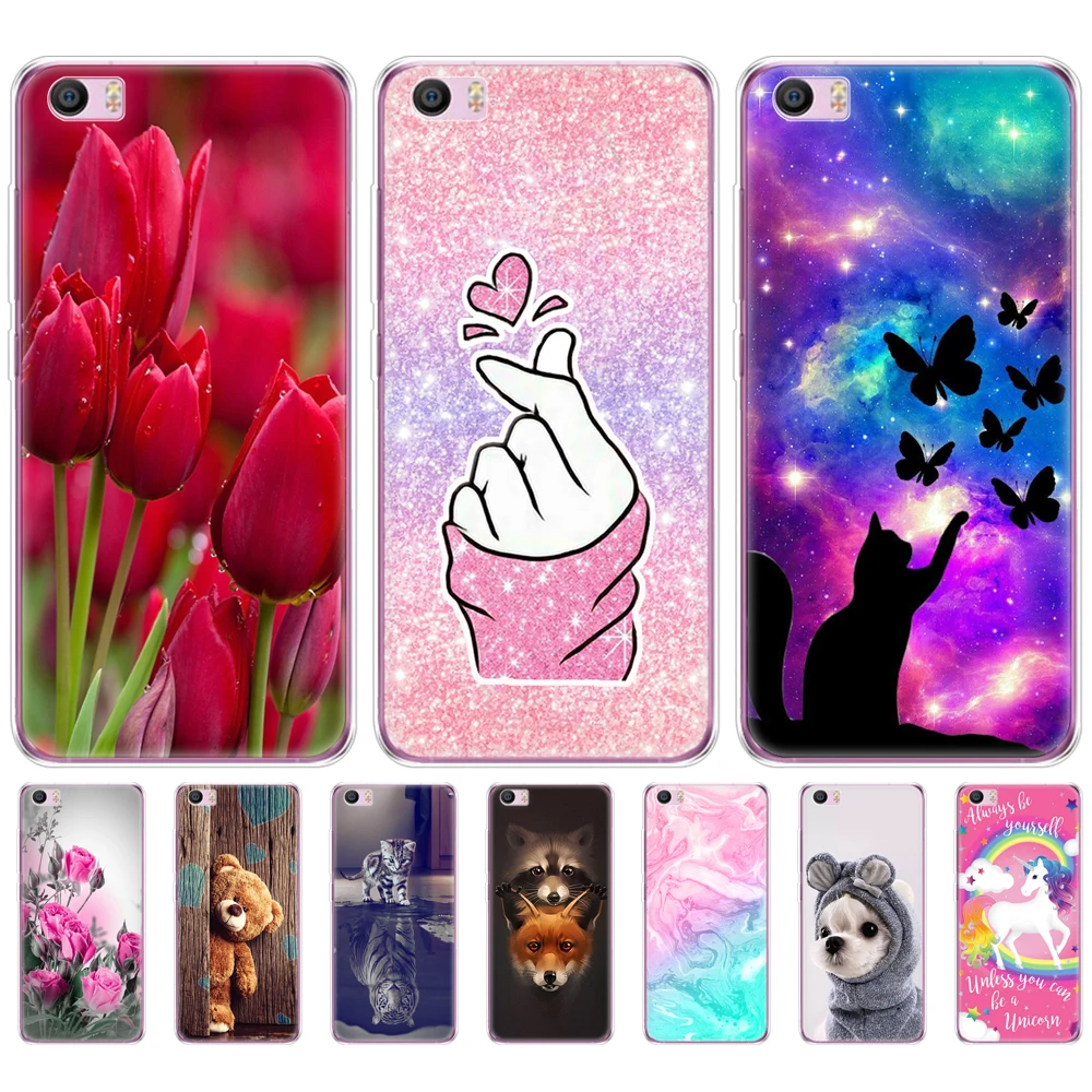 For Xiaomi Mi5s Mi 5s M5s Case Painted Silicon Soft TPU Back Phone Case Cover For Xiaomi mi5s mi 5s m5 s Protective Coque Bumper