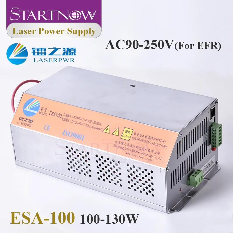 

Startnow HY-ES100 ESA100 Laser Power Supply Matching Ruida Controller 100W 130W Intelligent Laser Source For Co2 Laser Machine