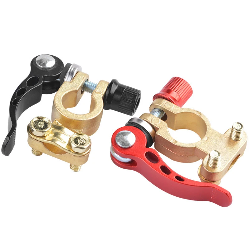 محطة بطارية السيارة سبائك الزنك النحاس ، المشاركات مقبض السلطة ، الافراج السريع ، موصلات كليب العلوي ، 1-2-4 اتجاه تقاطع ، جديد