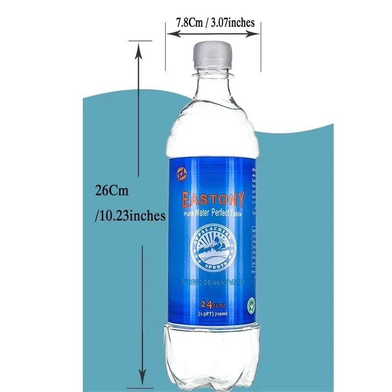 Récipient de sécurité GNE en forme de bouteille d\'eau, bocaux de cachette en plastique, boîte sûre, secret surprise, séparable, 710ml