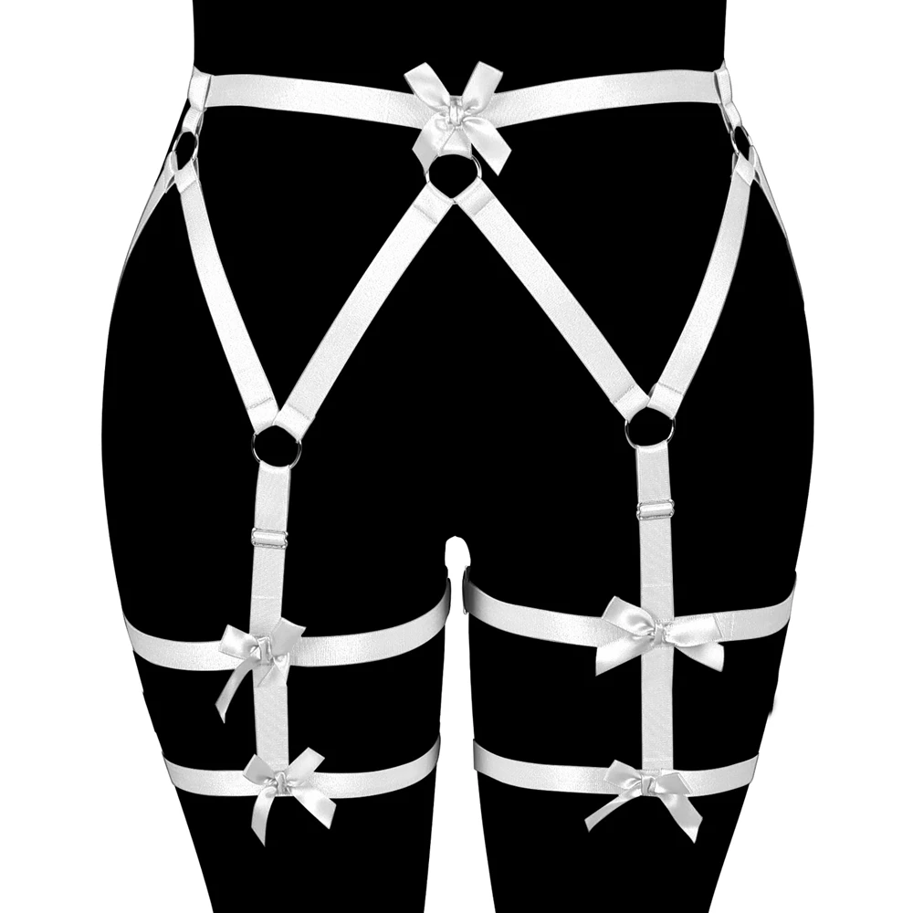 

Bdsm Harness Sexy Large Lingerie Goth Sword Belt Plump Women's O-Ring Erotic Stockings Body Bowknot Decoration Suspender Garter