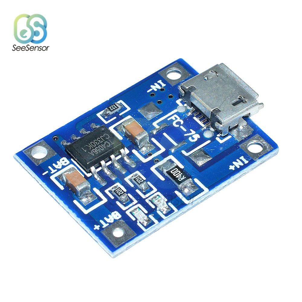 Scheda di ricarica del modulo caricabatterie al litio type-c/Micro/Mini USB 5V 1A 18650 TP4056 con protezione doppia funzione 1A Li-ion