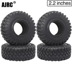 4pcs 2.2 Inch Braven Berserker Rubber Tyre 2.2 Wheel Tires 125x48mm For 1/10 Rc Crawler Traxxas Wraith Scx10 Wrangler 2.2 Wheel