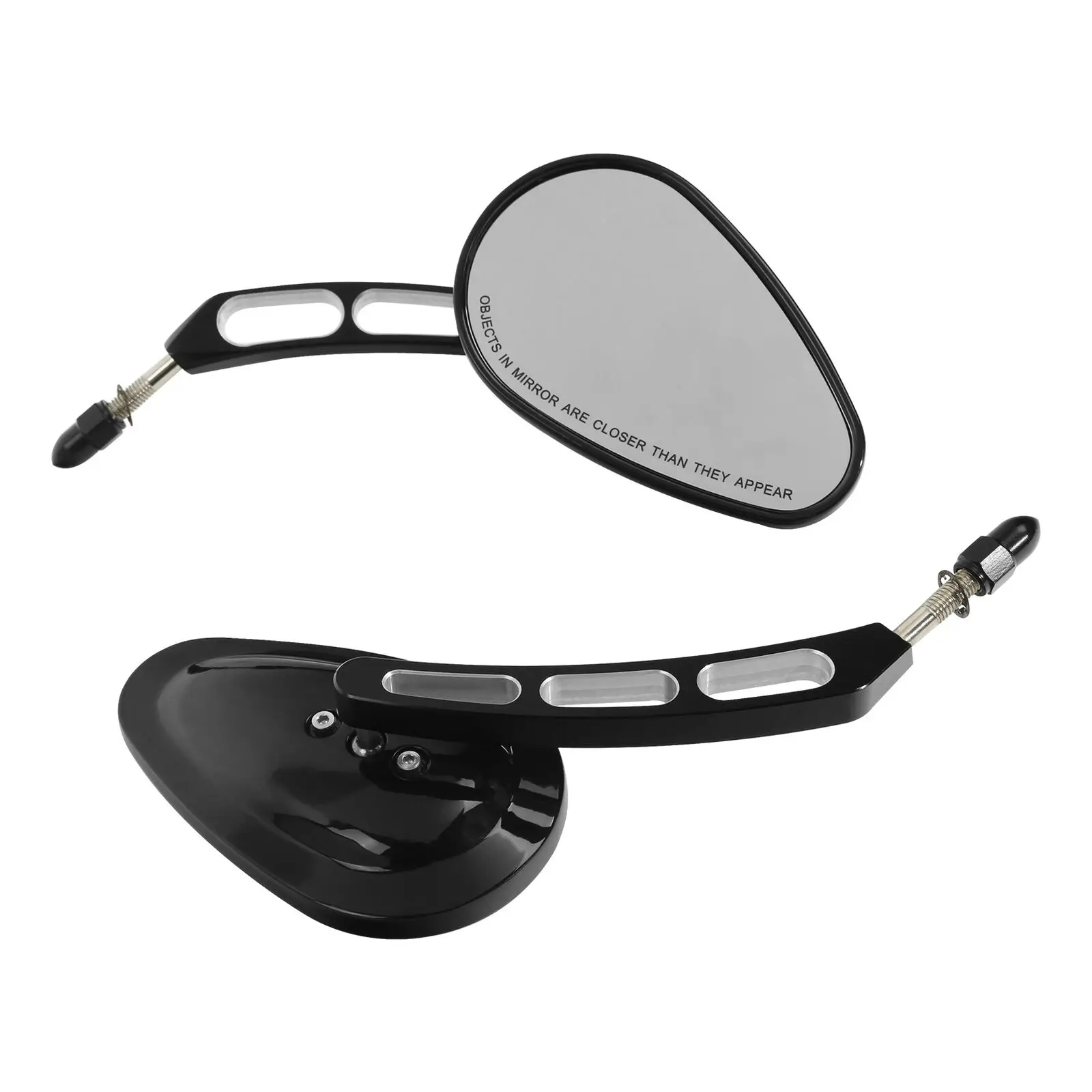 Motorcycle 8mm Rear View Mirrors For Harley Touring Electra Glide Sportster Softail Roadster XL1200CX Electra Glide Ultra Night