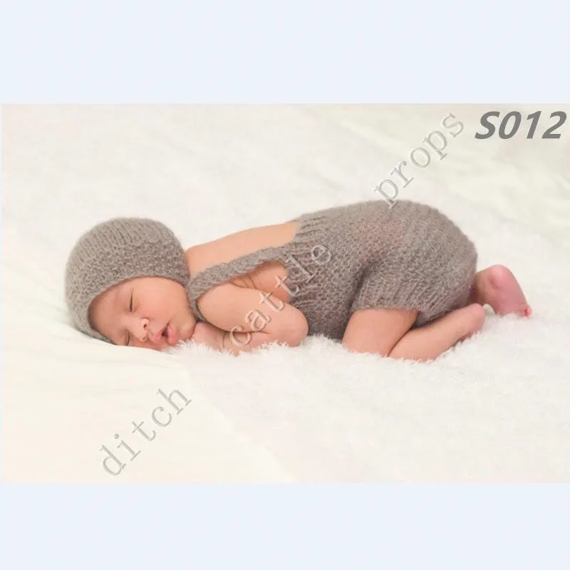 Newborn Photography Props, Pants + Hats, Mohair Woven Props, Newborn Photography Clothing