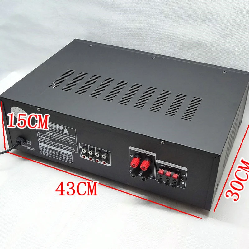 Amplificateur de karaoké professionnel haute puissance, 400W, 220V, 5.1 canaux, carte de conférence KTV, paquet