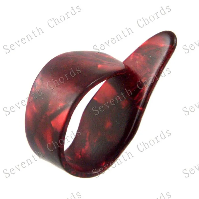 Zelluloid-3-Finger-Picks, 1 Daumen-Pick als Set, Gitarren-Picks, Plektren, Gitarren-Zubehör, Teile – Detail 9