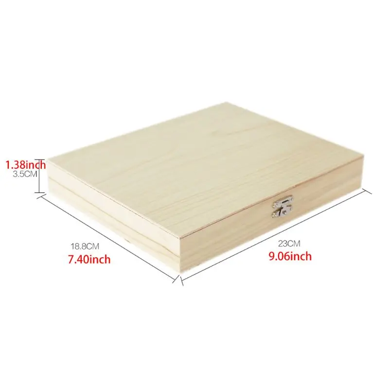 100-Places Digital Microscope Slides Storage Box Biological Wooden Piece Case with Numbered Slots Contents Sheet