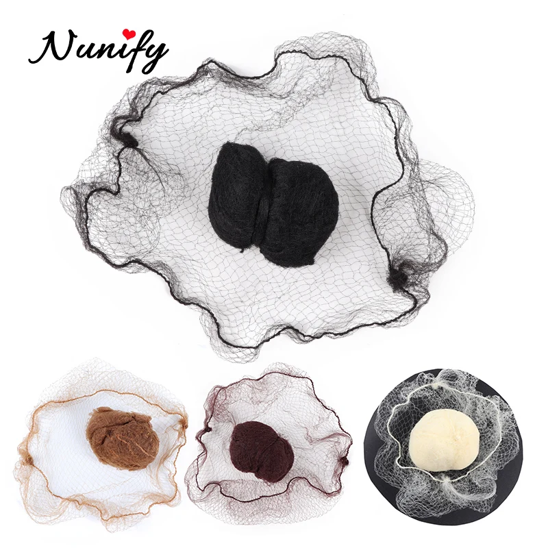 

Nunify Black Color Fish Hair Net Styling Invisible Disposible Nylon Net Elastic Edge Mesh Hair Styling Soft Lines For Dancing