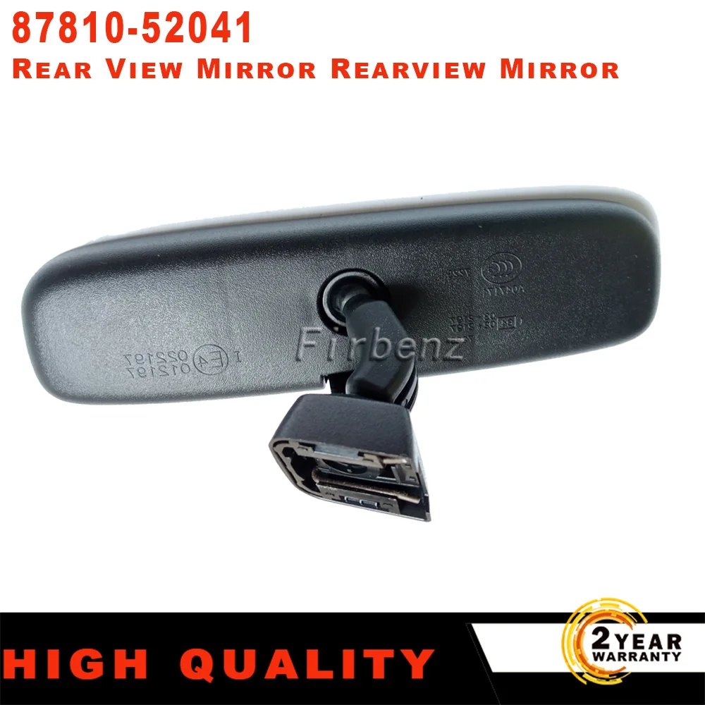 New Interior Rear View Mirror Black 87810-52040 87810-52041 For Toyota RAV4 Yaris Prius Celica Easy Installation Car Accessories