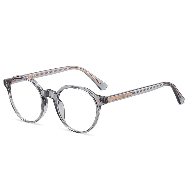 Gafas Retro TR90 para hombre y mujer, lentes antirradiación con bloqueo de luz azul, redondas y transparentes, a la moda, 2022