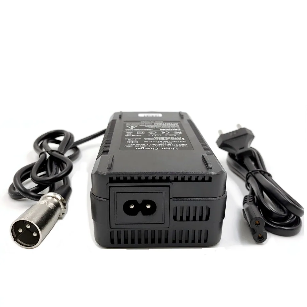54.6V3A Charger 54.6V 3A Lithium Battery Charger for 48V Li-ion Lithium Battery Pack XLR Plug 54.6V3A Charger