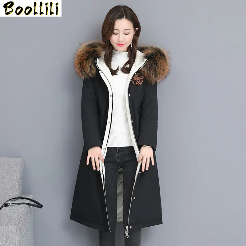 Coat Boollili Winter Women Two Side Wear 90% White Duck Down Jacket Women Korean Puffer Jacket 2023 Warm Parka Abrigos