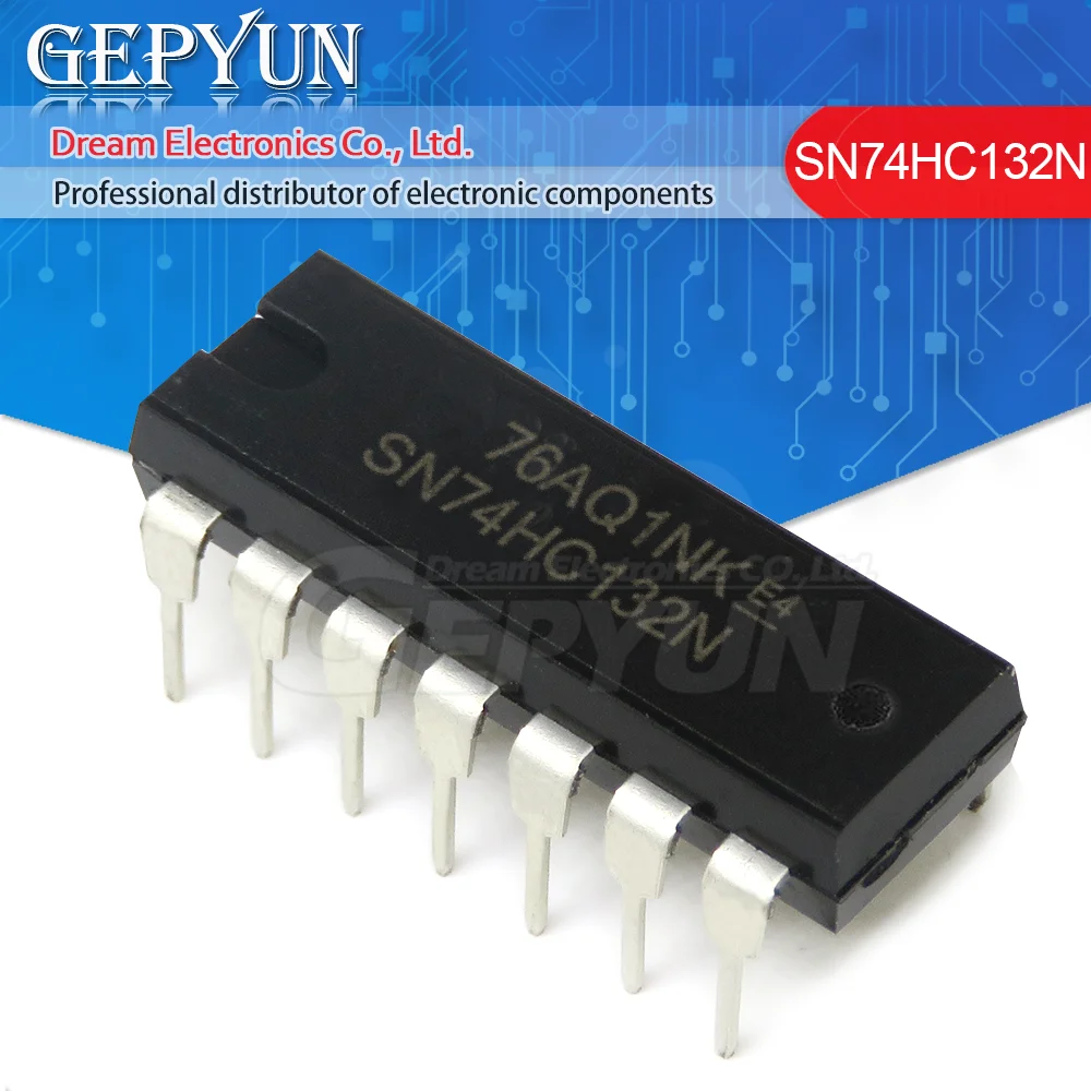 10Pcs SN74HC132N 74HC132 DIP-14 new origina In Stock