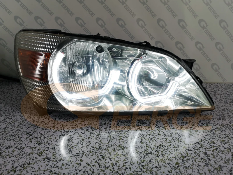 For Lexus IS200 IS300 IS 200 300 Toyota Altezza Ultra Bright DTM M4 Style Led Angel Eyes Halo Rings Car Accessories Day Light