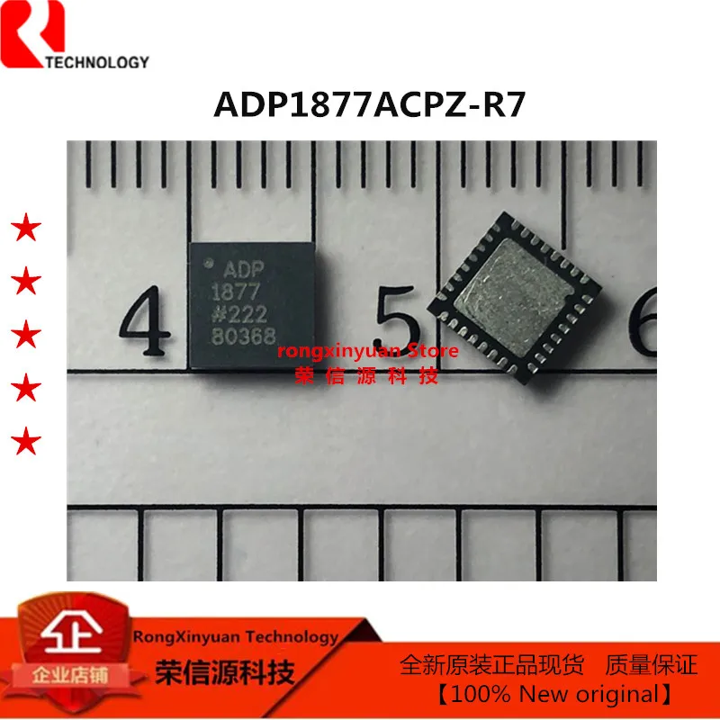 5 Pcs/lot ADP1877ACPZ-R7 ADP1877 LFCSP-32 ADP1877ACPZ DualOutput Synchronous Buck PWM Controller With Tracking 100% New original