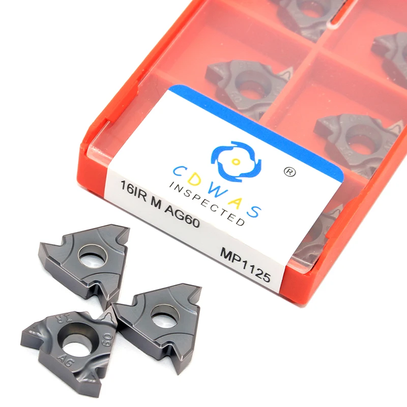 

16IR M AG60 MP1125 60 angle Thread Turning Tool High Quality Original Carbide Insert Threading Lathe Tools For SNR Tool Holder